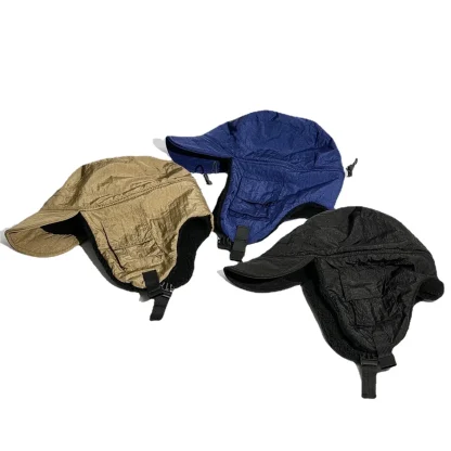 Thickened Aviator Hat with Brim - Image 15