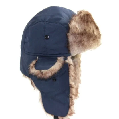 Ushanka Ear Flaps with Cozy Faux Fur - Image 4