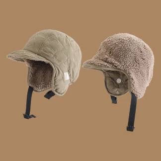 Warm Brim Ushanka with Reversible Design