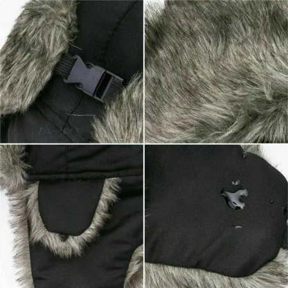 Ushanka Ear Flaps with Cozy Faux Fur - Image 9