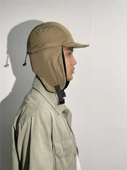 Thickened Aviator Hat with Brim - Image 8
