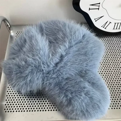 Fuzzy Ushanka with Solid Color Design - Image 13