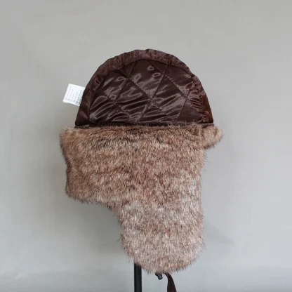 Thick Trapper Hat with Tribal Pattern - Image 6
