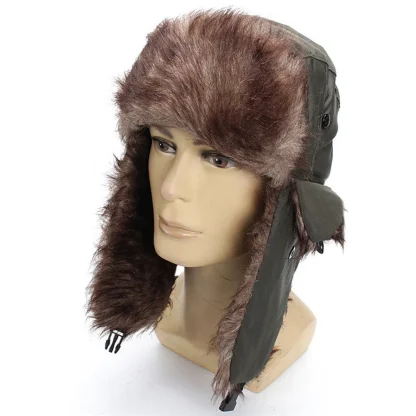 Rustic Aviator Hat with Ear Flaps - Image 10