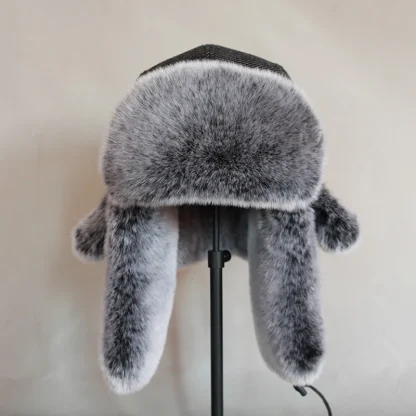 Cozy Trapper Hat with Thick Faux Fur - Image 2