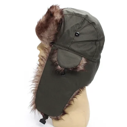 Rustic Aviator Hat with Ear Flaps - Image 8