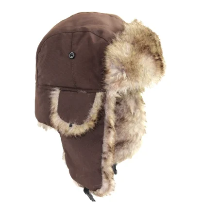 Rustic Aviator Hat with Ear Flaps