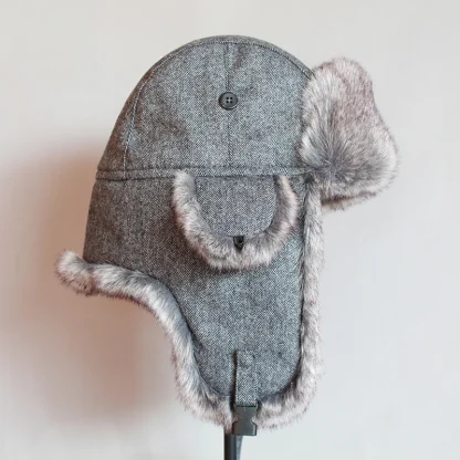 Stylish Trapper Hat with Thick Fleece - Image 5