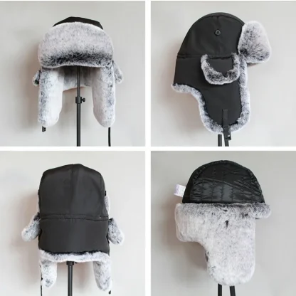 Thick Warm Ear Flaps Trapper Hat for Winter - Image 6