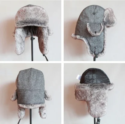 Stylish Trapper Hat with Thick Fleece - Image 7