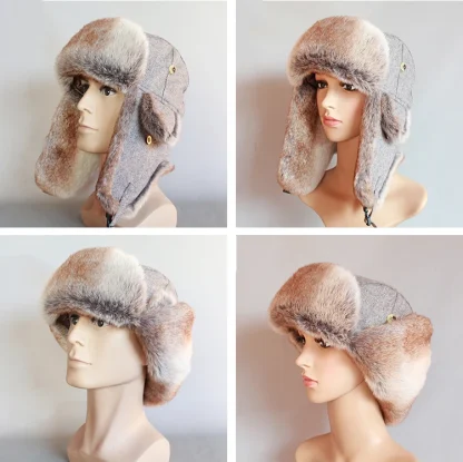 Stylish Trapper Hat with Thick Fleece - Image 8