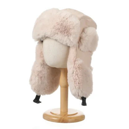 Aviator Hat with Buckled Ear Protection - Image 3