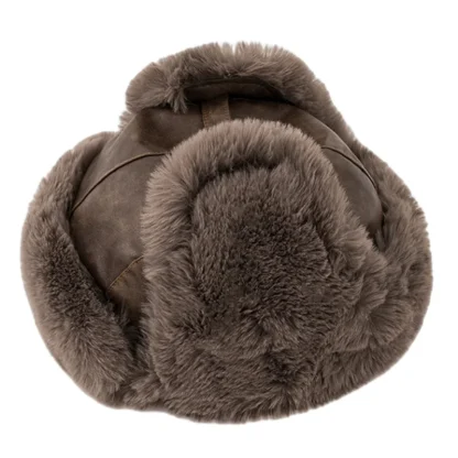 Rugged Aviator Hat with Ear Flap Buckle - Image 4