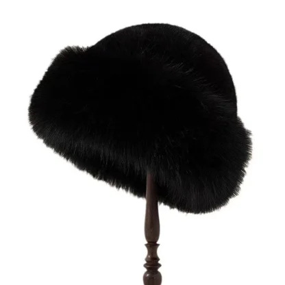 Solid Color Plush Faux Fur Ushanka