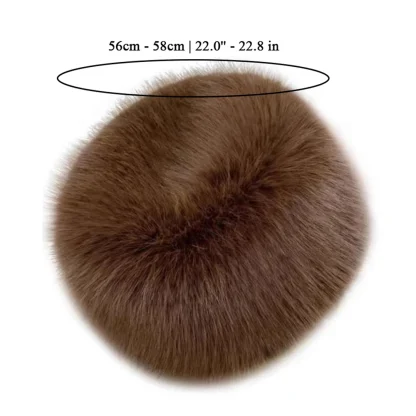 Modern Ushanka with Fluffy Faux Fur - Image 13