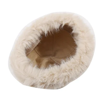 Solid Color Plush Faux Fur Ushanka - Image 10