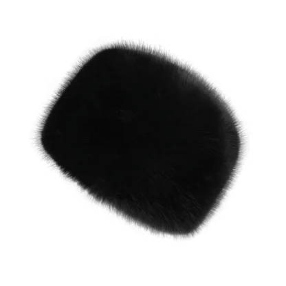 Faux Fur Ushanka without Ear Flaps