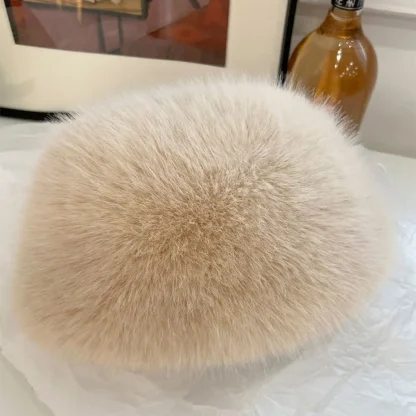 Modern Ushanka with Fluffy Faux Fur - Image 11