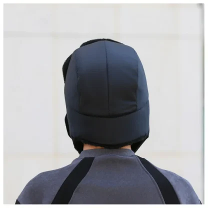 Casual Warm Aviator Hat with Mask - Image 11