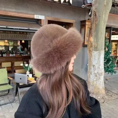 Modern Plush Trapper Hat without Ear Flaps - Image 4