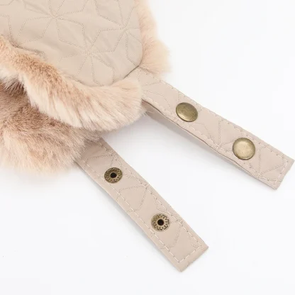Thick Warm Aviator Hat with Snap Button - Image 5