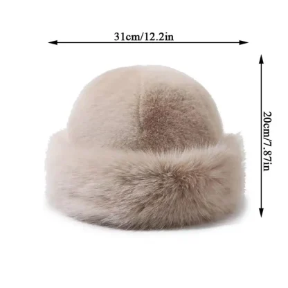 Modern Plush Trapper Hat without Ear Flaps - Image 5