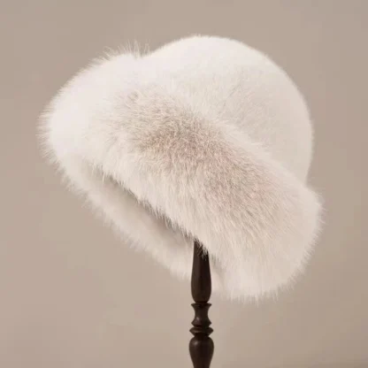 Solid Color Plush Faux Fur Ushanka - Image 3