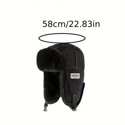 Trapper Hat with Thermal Foldable Ear Flaps - Image 5