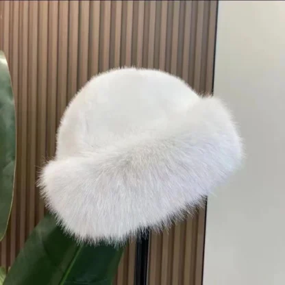 Solid Color Plush Faux Fur Ushanka - Image 4