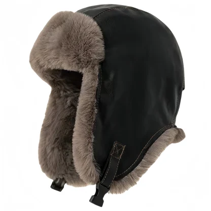 Rugged Aviator Hat with Ear Flap Buckle - Image 14
