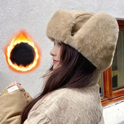 Trapper Hat with Thermal Foldable Ear Flaps - Image 3