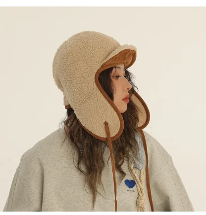 Versatile Thermal Trapper Hat with Brim - Image 5