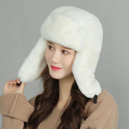 Plain Color Thicken Trapper Hats