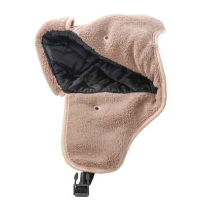 Thick Comfy Fleece Aviator Hat with Goggle - Image 13