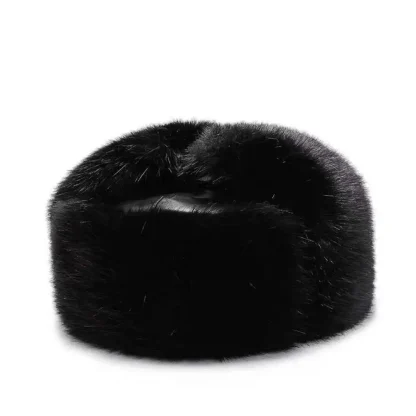 Foldable Ear Flaps Ushanka with Faux Fur - Image 8