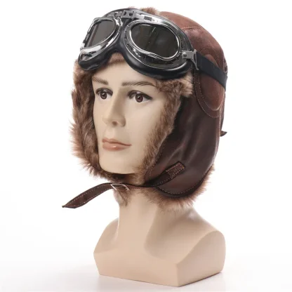 Rugged Warm Trapper Hat with Goggle - Image 14