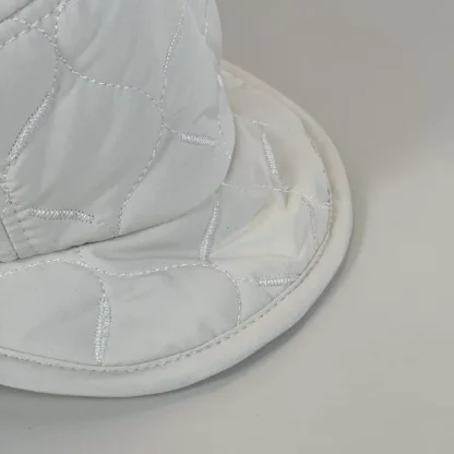 Waterproof Quilted Trapper Hat with Brim - Image 10
