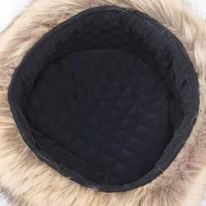 Foldable Ear Flaps Ushanka with Faux Fur - Image 14