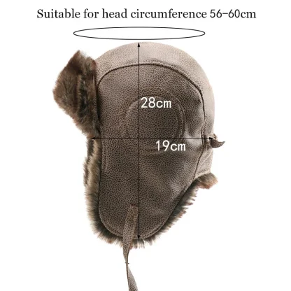 Rugged Warm Trapper Hat with Goggle - Image 15